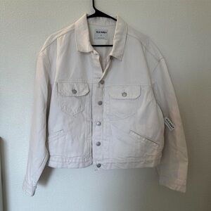 Old Navy White Denim Jacket